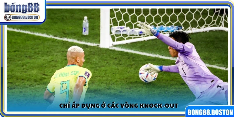Quy định bàn thắng vàng giới hạn cho vòng knock-out